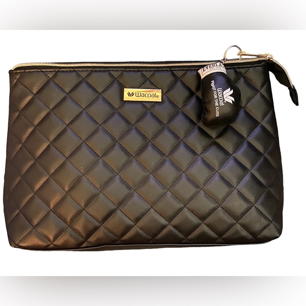 WACOAL Large Makeup Bag with Boxing Glove Zipper Pull